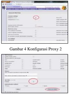 Gambar 5 Konfigurasi Proxy 1 