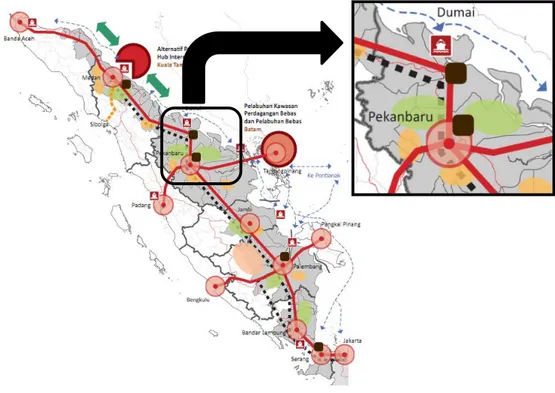 Gambar 1.Overview Koridor Ekonomi Sumatera.  Sumber: MP3EI 2011-2025, 2011 