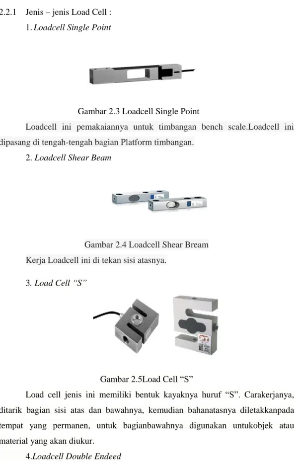 Gambar 2.3 Loadcell Single Point 