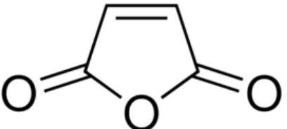 Gambar 2.5. struktur kimia Maleic anhydride 