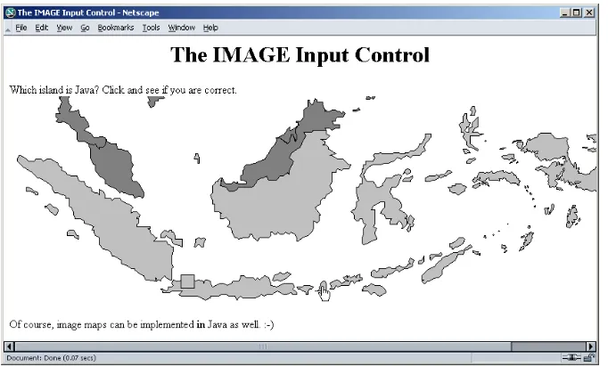 Figure 19–22 An IMAGE input control with NAME="map".