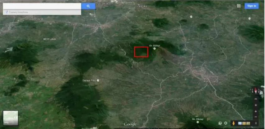 Gambar 2.1 Lokasi Ekskursi dan Penelitian (https://www.google.co.id/maps )