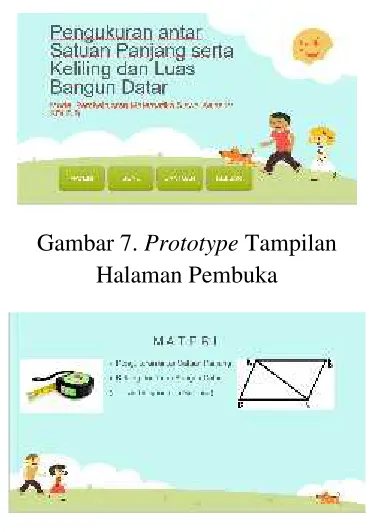 Gambar 7. Prototype Tampilan