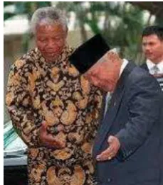 Gambar 7. Nelson Mandela dan Soeharto [21]