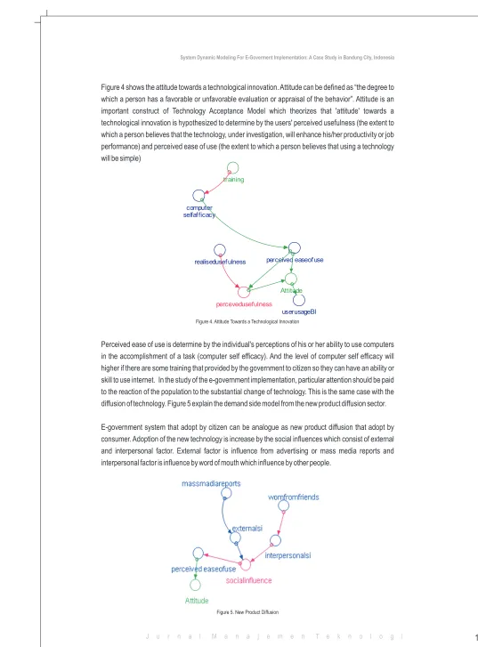 Figure 4 shows the attitude towards a technological innovation. Attitude can be defined as “the degree to performance) and perceived ease of use (the extent to which a person believes that using a technology which a person believes that the technology, und