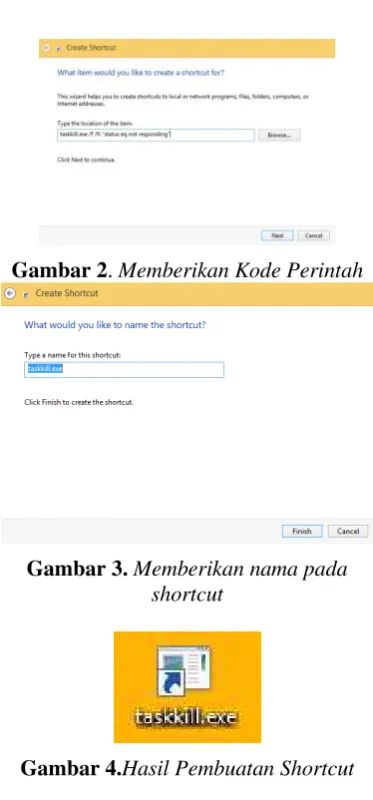 Gambar 2. Memberikan Kode Perintah 