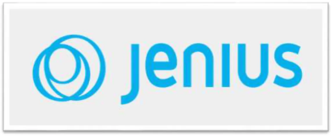 Gambar 1.1 Logo jenius  Sumber : jenius.com, 2019 