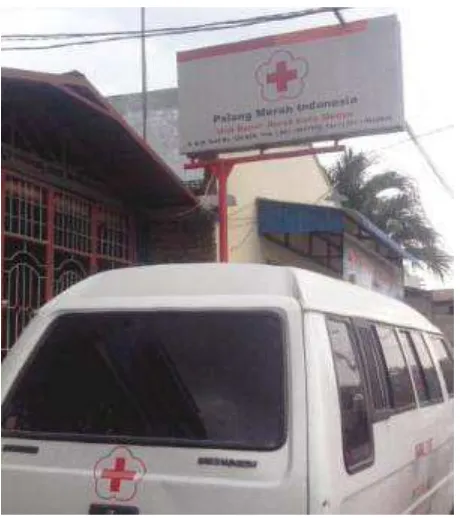 Gambar 2.1: Lokasi Unit Donor Darah atau yang lebih orang kenal dengan sebutan UTD PMI Kota Medan di Jalan