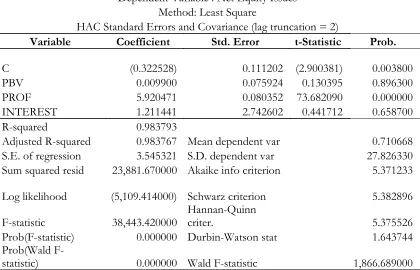 Table 7. Prob(F-statistic) 
