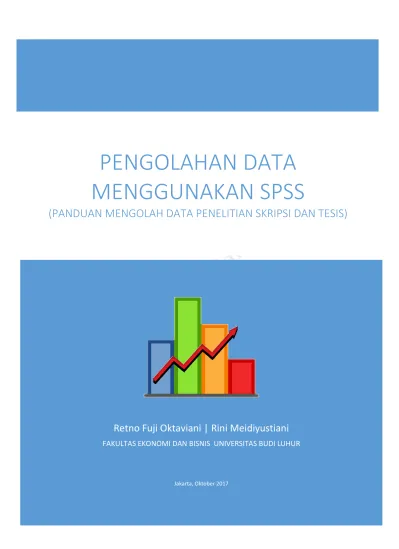 PENGOLAHAN DATA MENGGUNAKAN SPSS