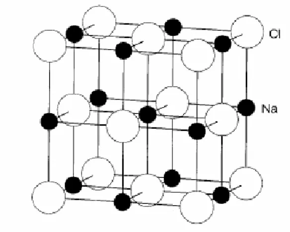 Gambar 2.1 Struktur NaCl. 