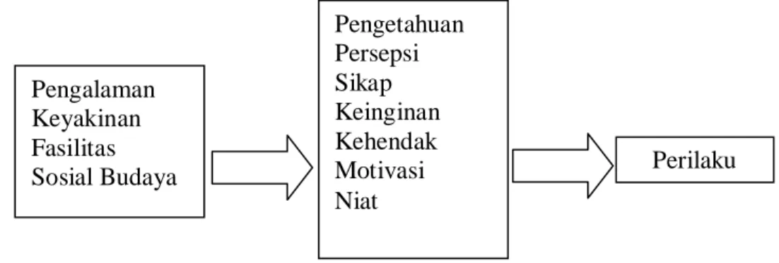 Gambar 2.1  Determinan Perilaku Manusia Bloom (1908) 