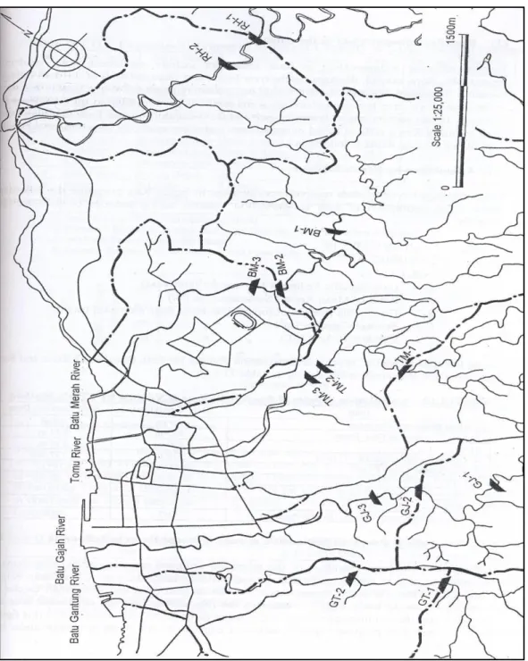 Gambar 13. Rencana lokasi pembangunan bendungan  IV. Kesimpulan dan saran 