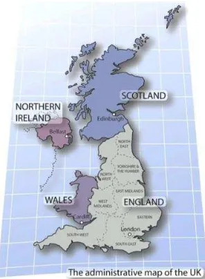 Gambar 1. Peta Administratif Inggris (8). 