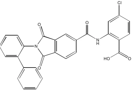 Figure 5. Structure Phthalamide derivative (22) 