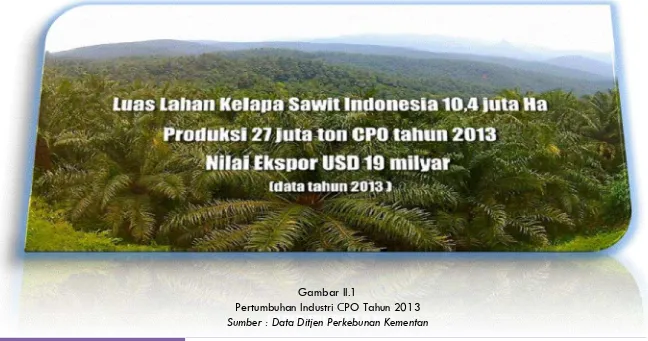 Gambar II.1Pertumbuhan Industri CPO Tahun 2013