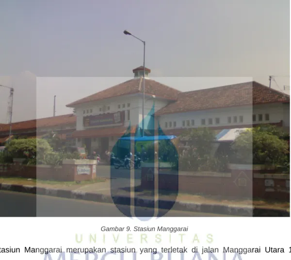 Gambar 9. Stasiun Manggarai 