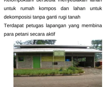 Gambar 1 : Contoh rumah kompos Deptan 