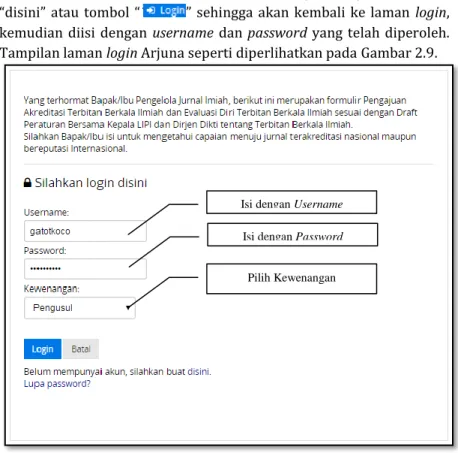 Gambar 2.9 Tampilan Halaman Login 