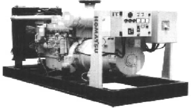 Gambar 1.2 Komponen generator pada kereta api  Keterangan  Gambar : 
