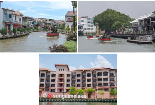 Gambar 7. Wisata di Sungai Melaka 