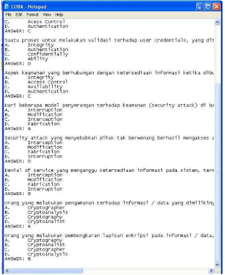 Gambar 1.29 Format file untuk mengimport pertanyaan yang berupa pilihan ganda 