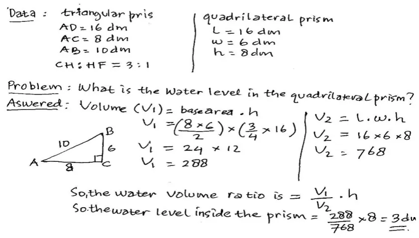 Figure 4. Response of student answers (S.24) in the higher group 