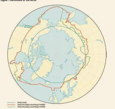 Figure 1 Deﬁnitions of the Arctic 