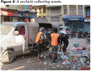 Figure 3: A vechicle collecting waste. 