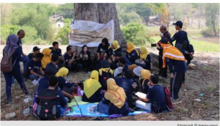 Gambar 4.2 Jelajah Situs Merupakan dokumentasi dari salah satu koran  Banyuurip.com sumber foto oleh Ahmad Sampurno