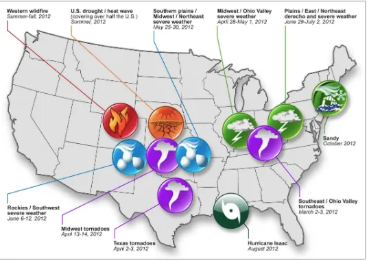 Figure 6: U.S. Billion Dollar Weather and Climate Disasters, 2012 