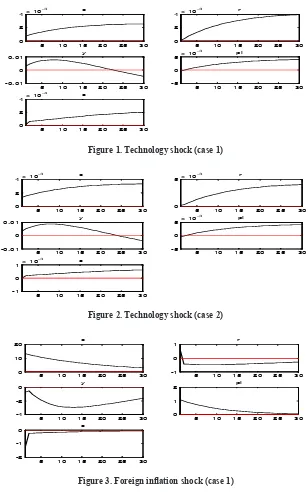 Figure 1. Technology shock (case 1)