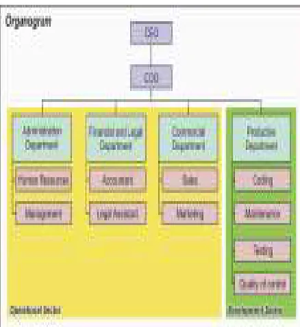 Figure 6 Organogram of the organisation structure. 