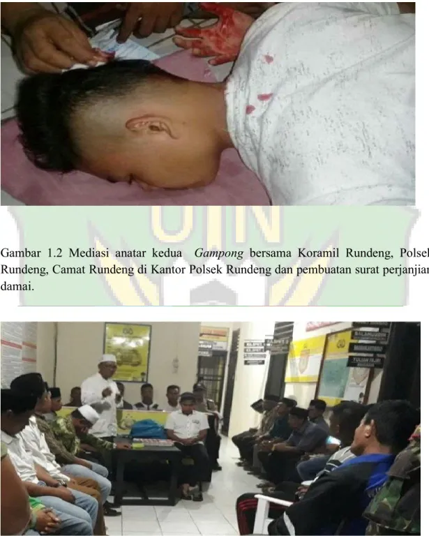 Gambar 1.1  Korban Konflik Antar Gampong 