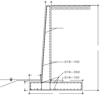 Gambar 5. Kebutuhan tulangan tarik terhadap momen lentur per  meter untuk mutu beton k-250 s/d k-300 