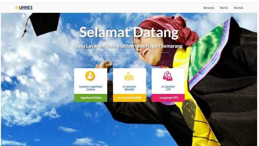 Gambar  1. Halaman Beranda 