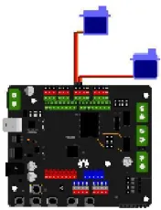 Gambar 1 : Arduino dan Servo Motor 