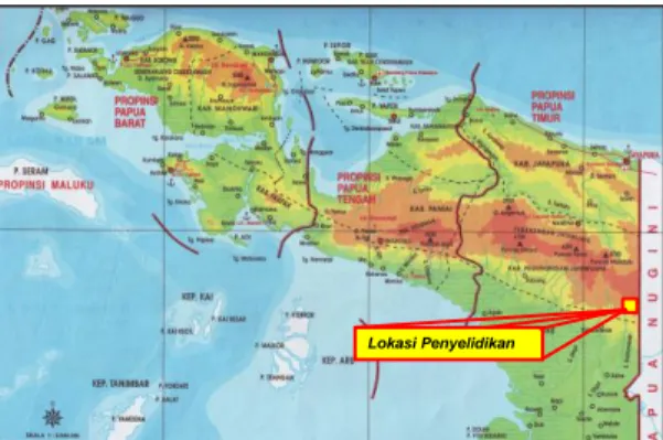 Gambar 1. Peta indeks daerah Penyelidikan  GEOLOGI  UMUM 