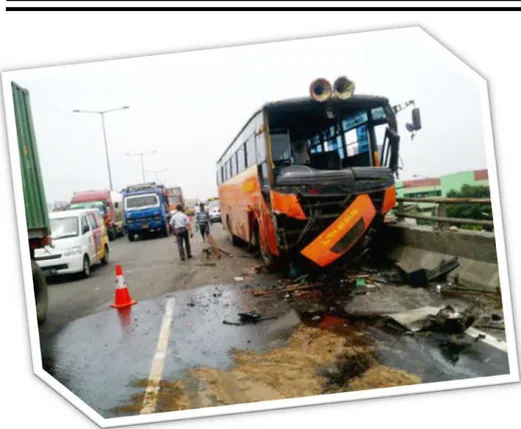 Gambar 1. Kecelakaan Bus Antar Kota Antar Provinsi (AKAP)