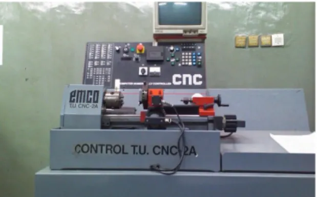 Gambar mesin bubut cnc Tu 2 A  Bagian Utama Mesin Bubut CNC TU 2A