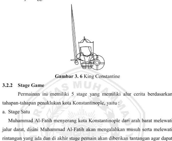 Gambar 3. 6 King Constantine  3.2.2  Stage Game 