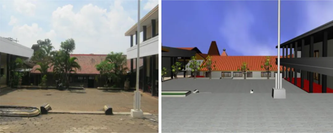 Gambar 3 Halaman Gedung Atas 