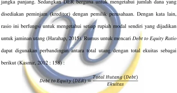 Tabel 4. 3. Debt to Equity Ratio (DER) Perusahaan Manufaktur Periode 2017 