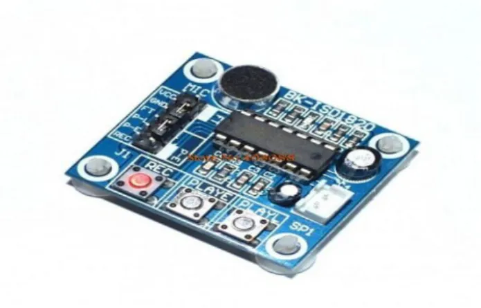 Gambar 2.8 Modul ISD1820 Voice Recorder Spesifikasi :