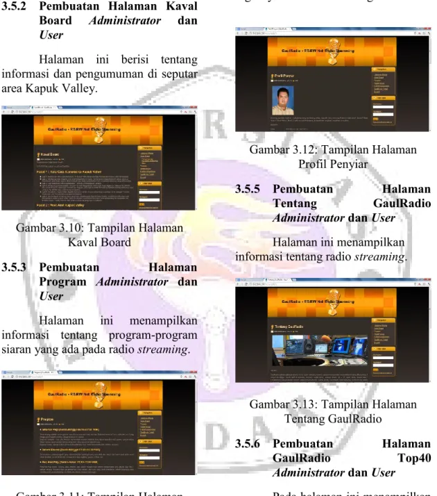 Gambar 3.9: Tampilan Halaman Menu  Utama 