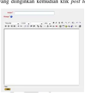 Gambar 13. Tampilan compose a web page  Pilih toggle htm source kemudian copy embed pdf klik save and display