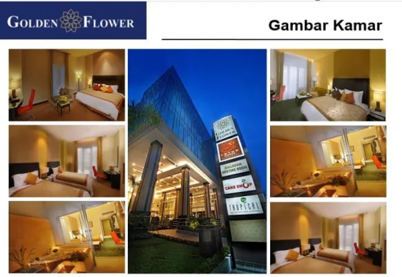 Gambar Kamar Golden Flower Hotel Badung 