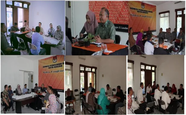 Tabel 3.8 kegiatan rapat pleno periodik mingguan KPU Kota Bogor