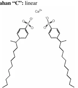 Gambar 2.4 CAS 26264-06-2, Benzenesulfonic acid, dodecyl-, calcium salt 