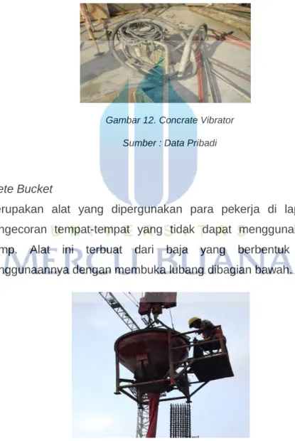 Gambar 12. Concrate Vibrator  Sumber : Data Pribadi 